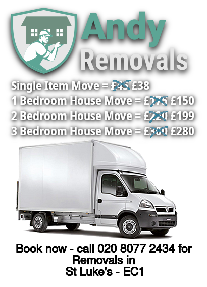 Removals Price discount for St Luke's Removals Price discount for St Luke's